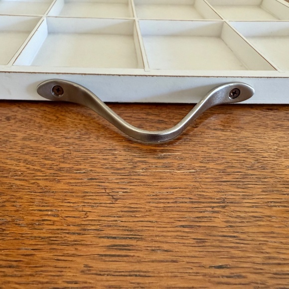 7Gypsies Antique Artist Printer's Tray, White - Picture 7 of 16